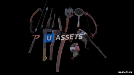 All weapons from The Forest Part 1