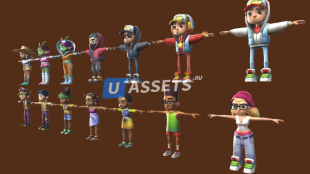 All Characters Subway Surfers