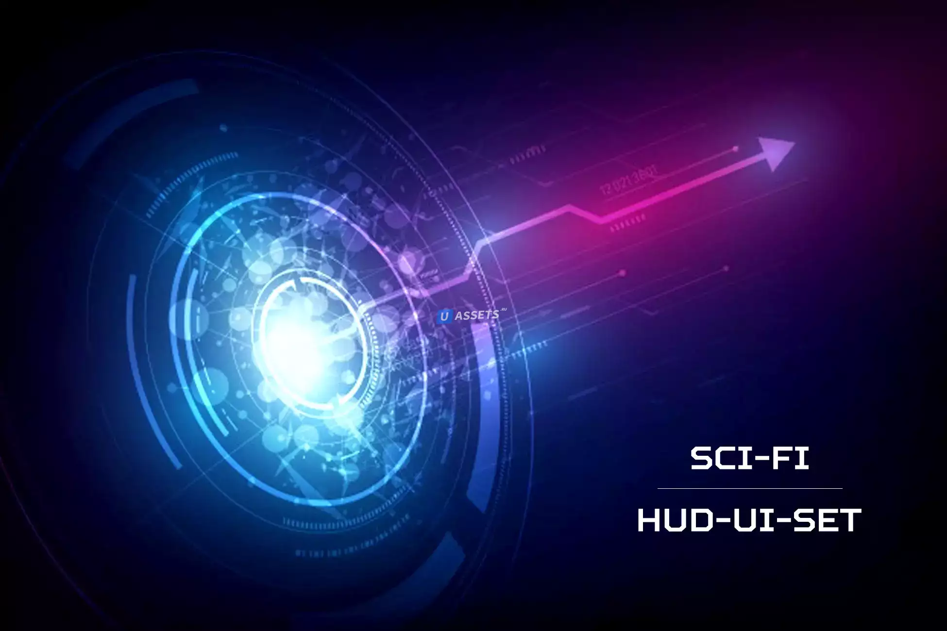 Sci-fi UI HUD - Custom Sci Fi GUI Elements