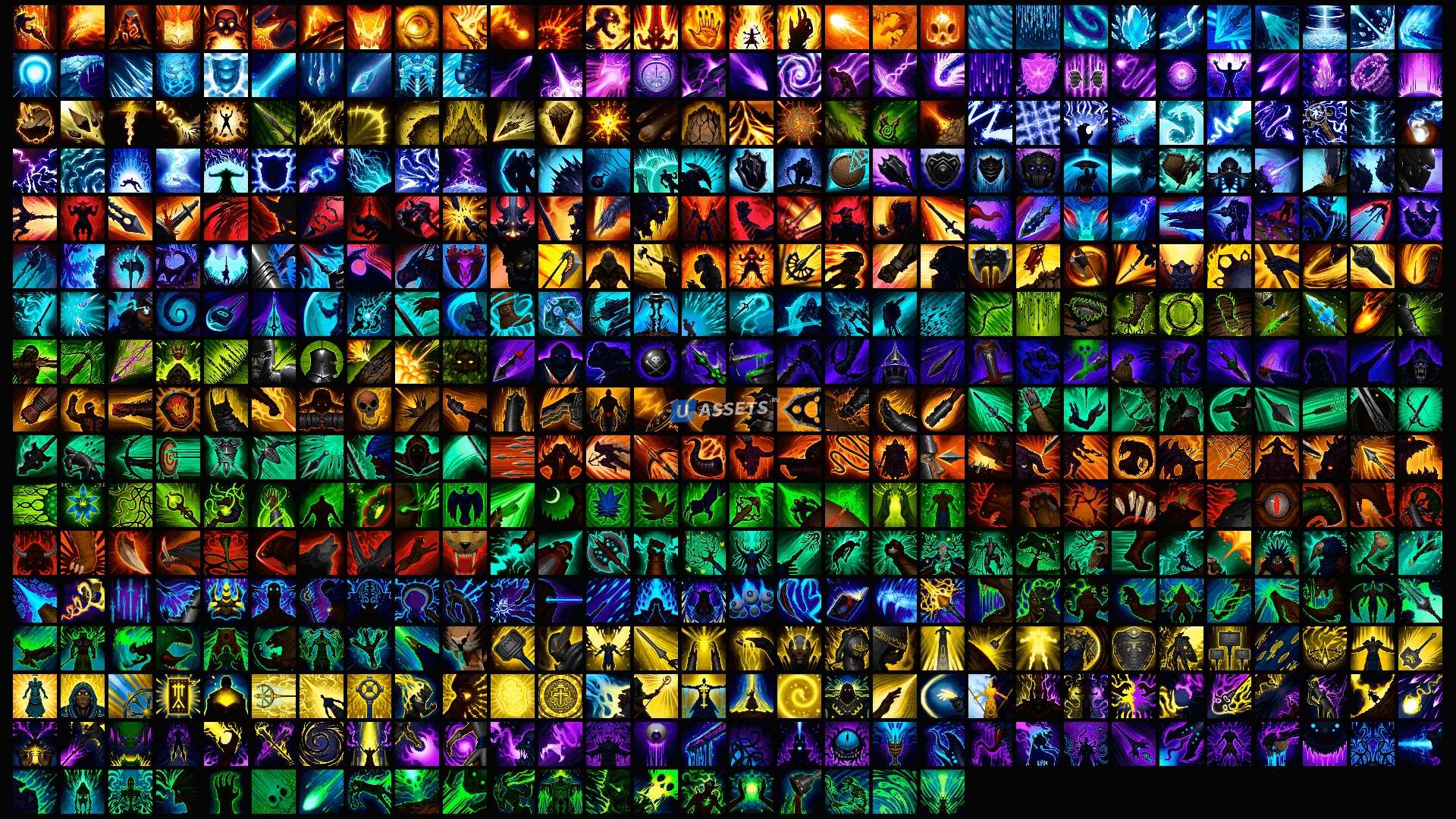 500 RPG Spell Icons - Fantasy
