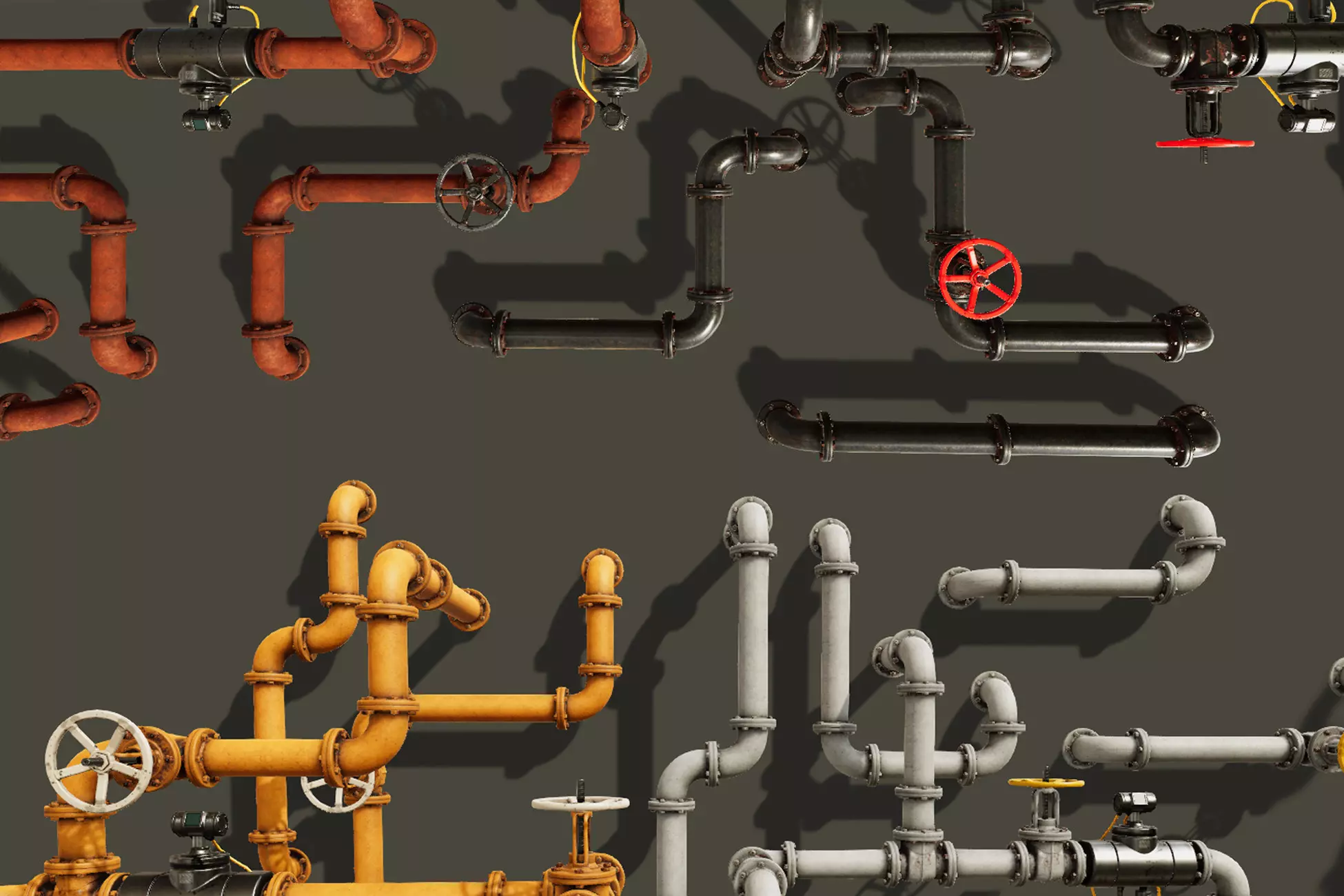 PBR Modular Pipes Set