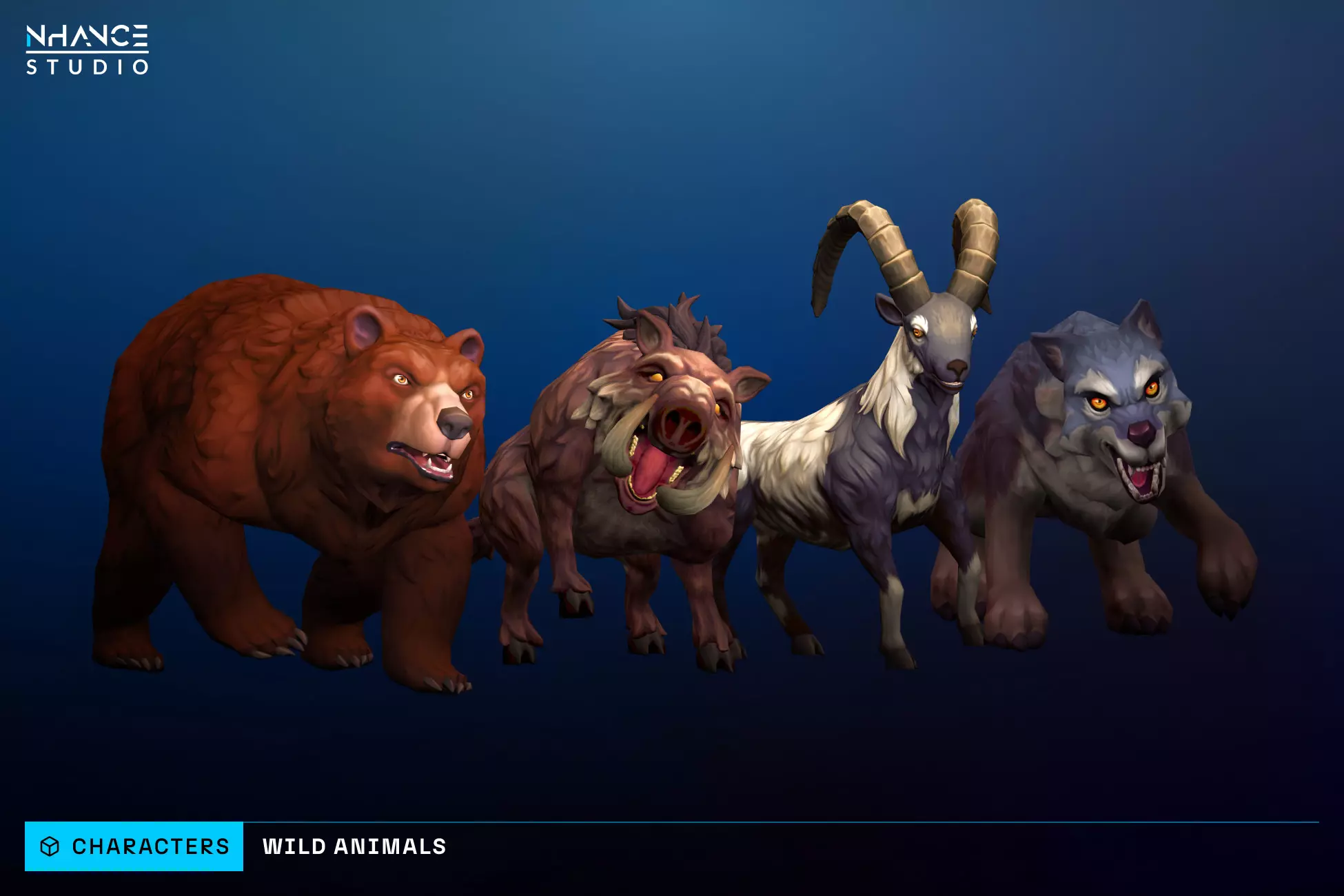 Stylized Wild Animals Pack