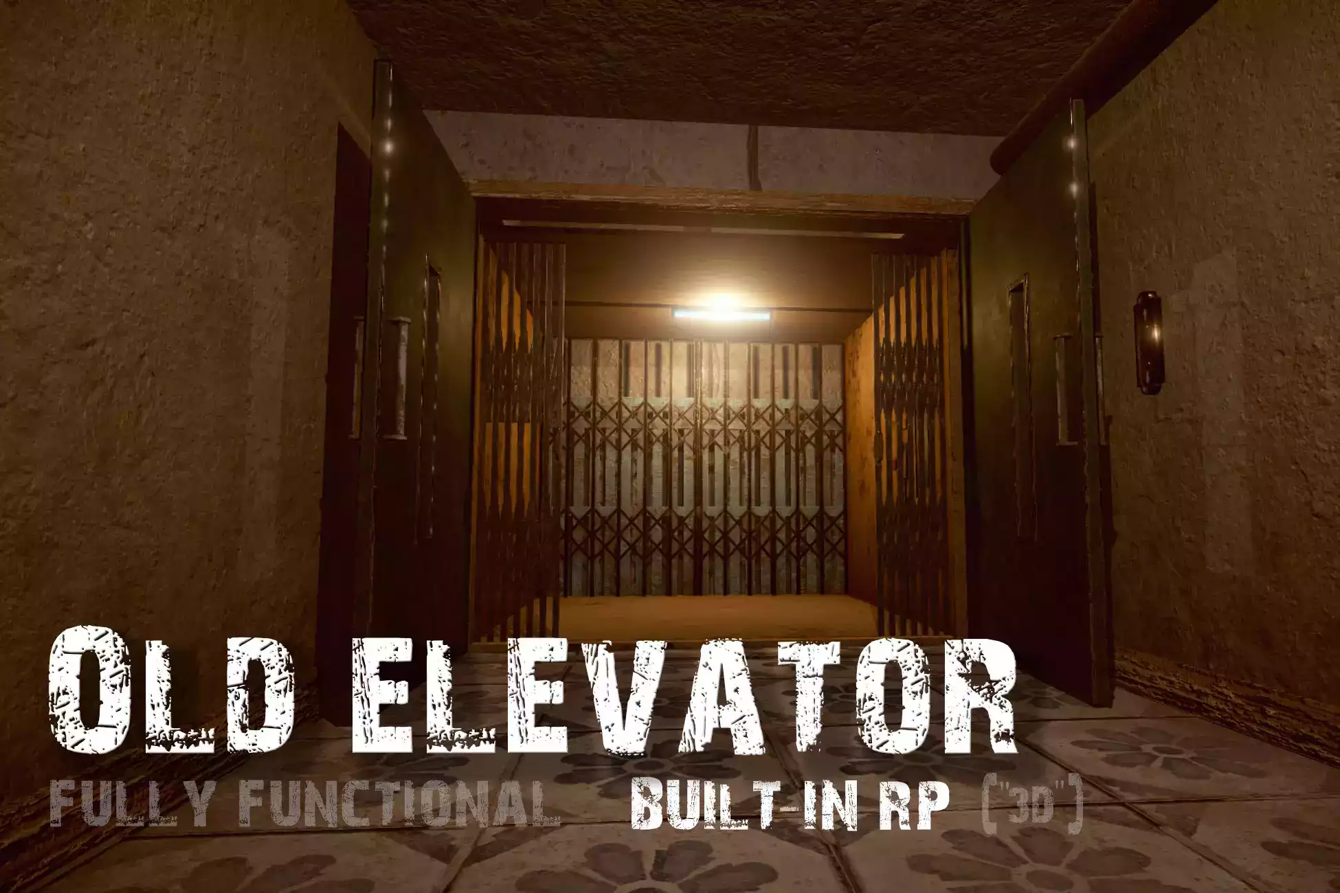 Old Elevator - Fully functional - Built-in RP