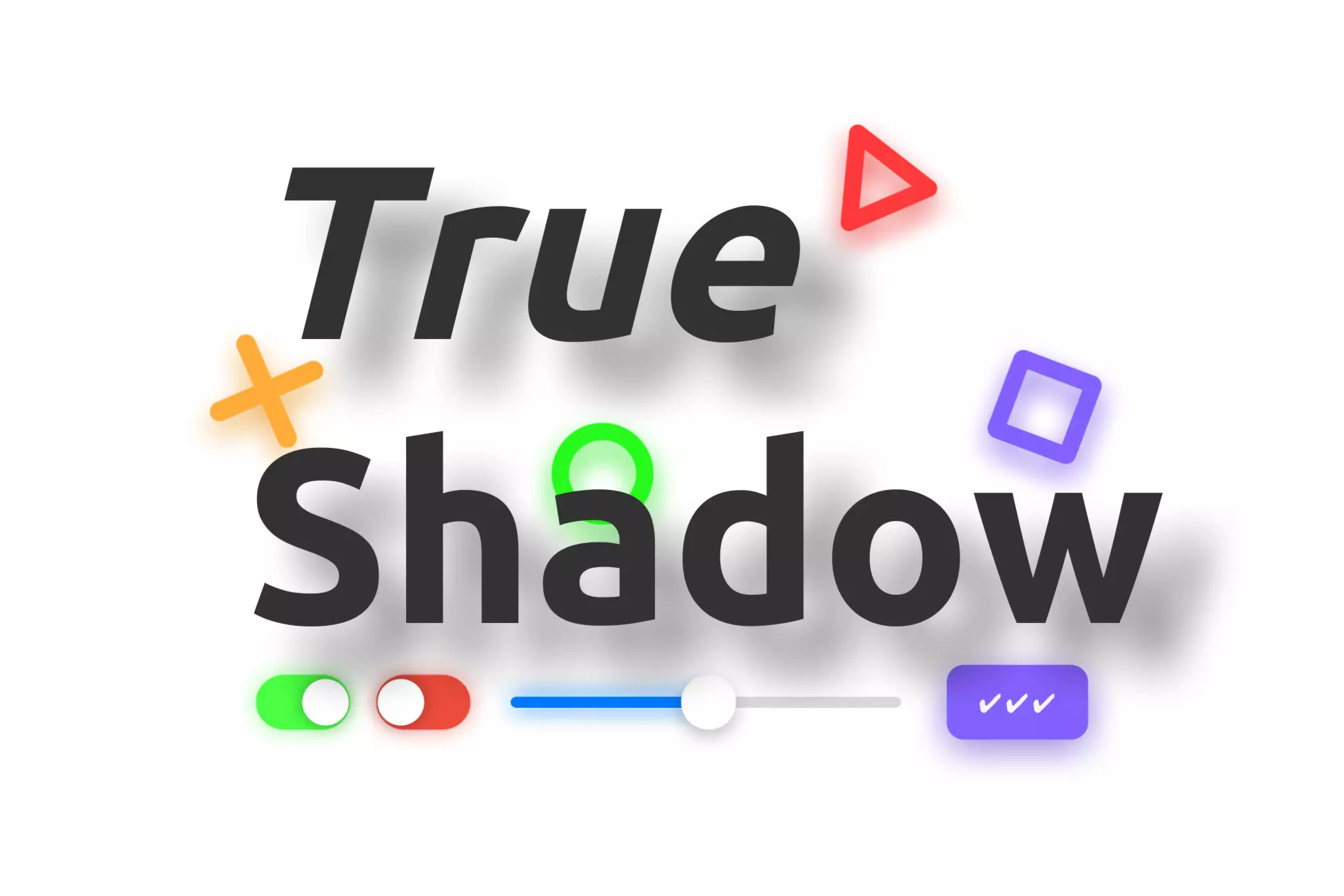 True Shadow - UI Soft Shadow and Glow