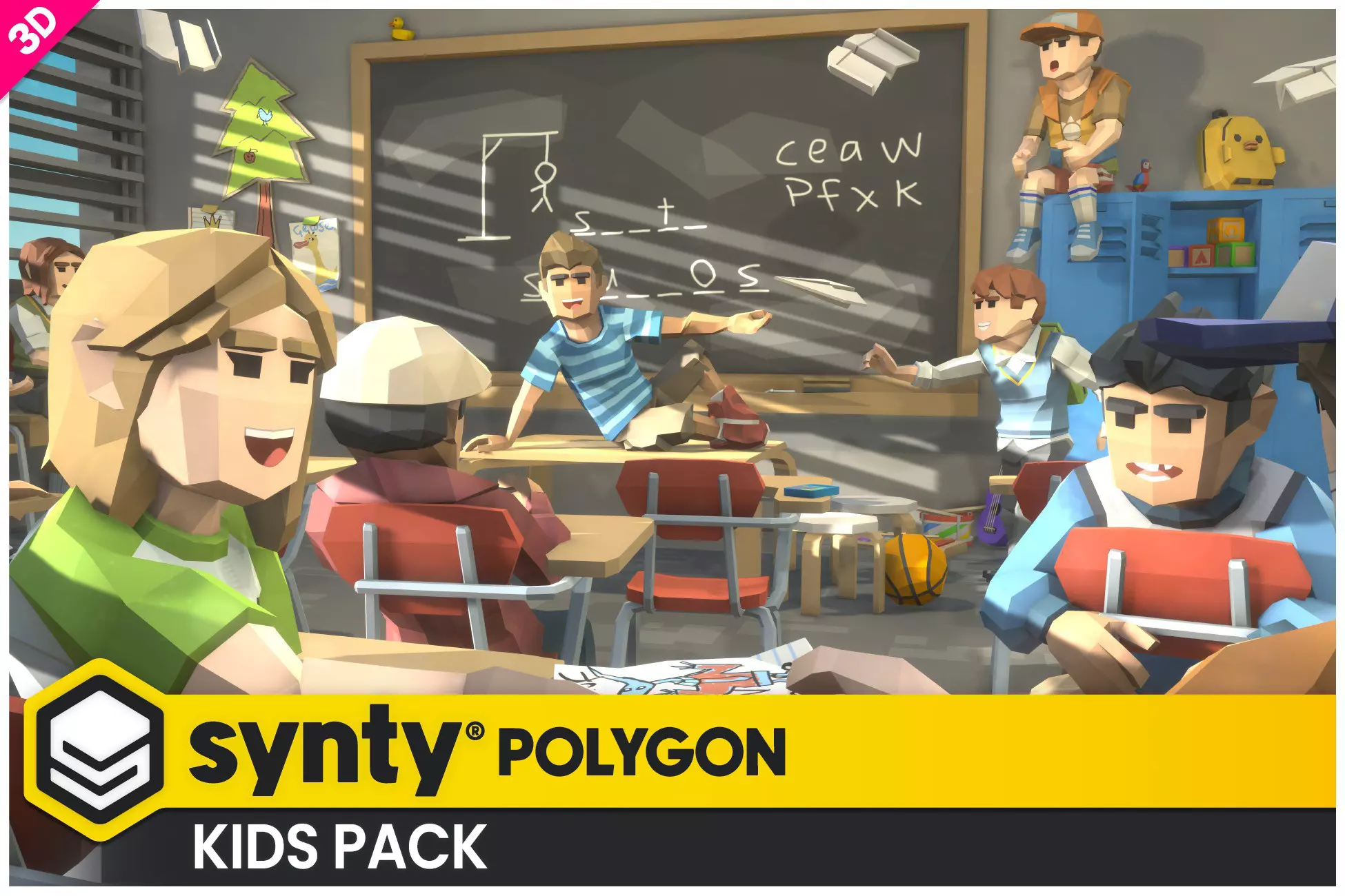 POLYGON Kids - Low Poly 3D Art by Synty