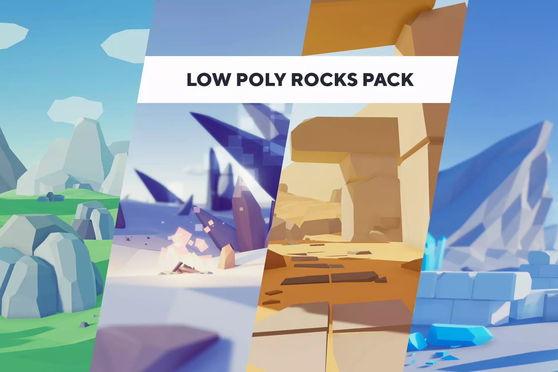 Low Poly Rocks Pack