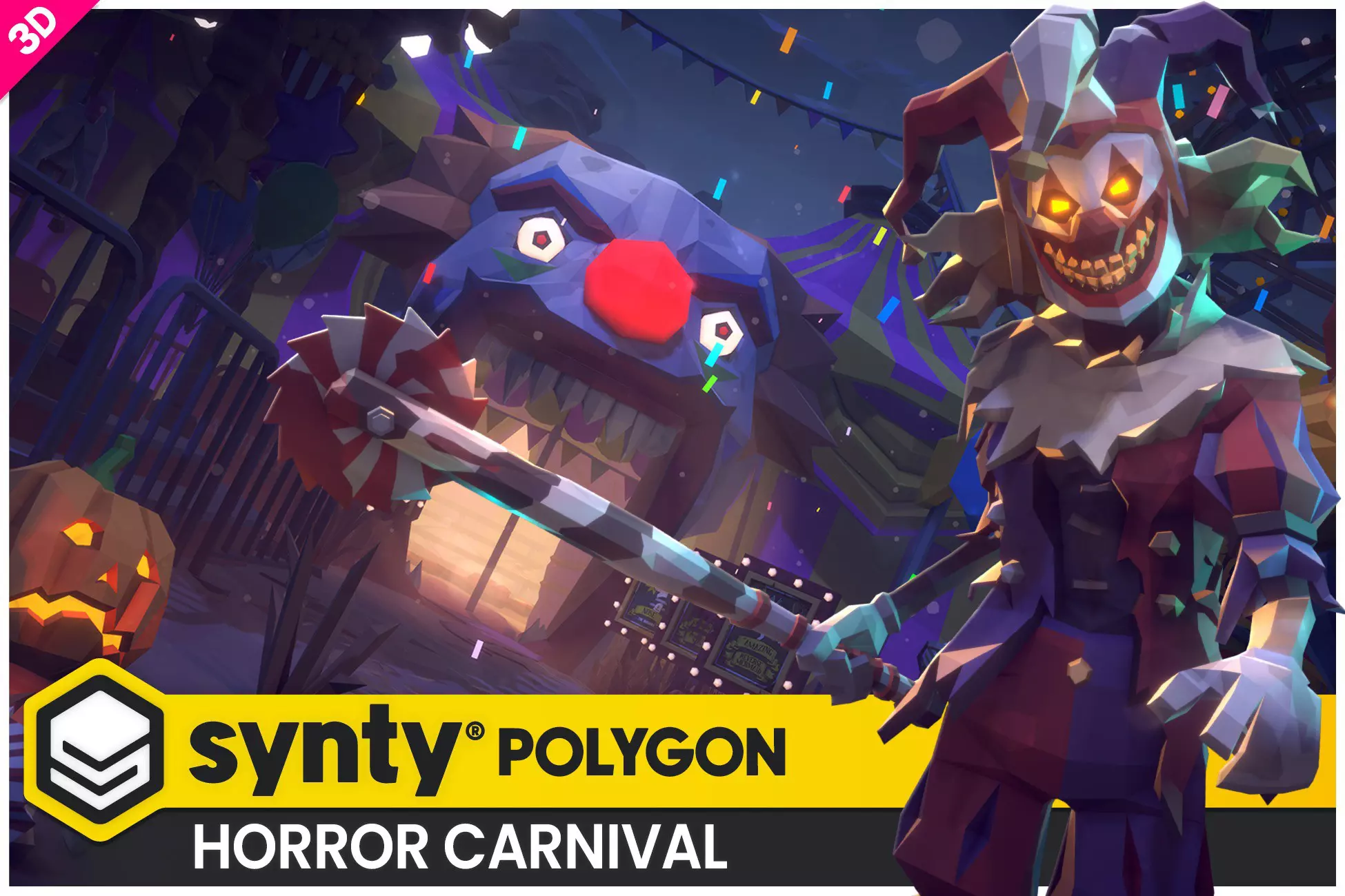 POLYGON - Horror Carnival Pack - Art by Synty