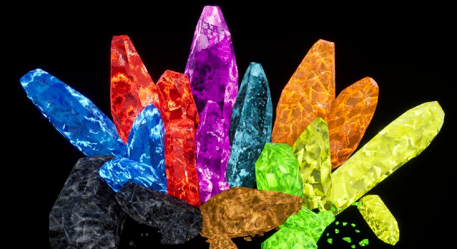RPG Fantasy Crystals KIT