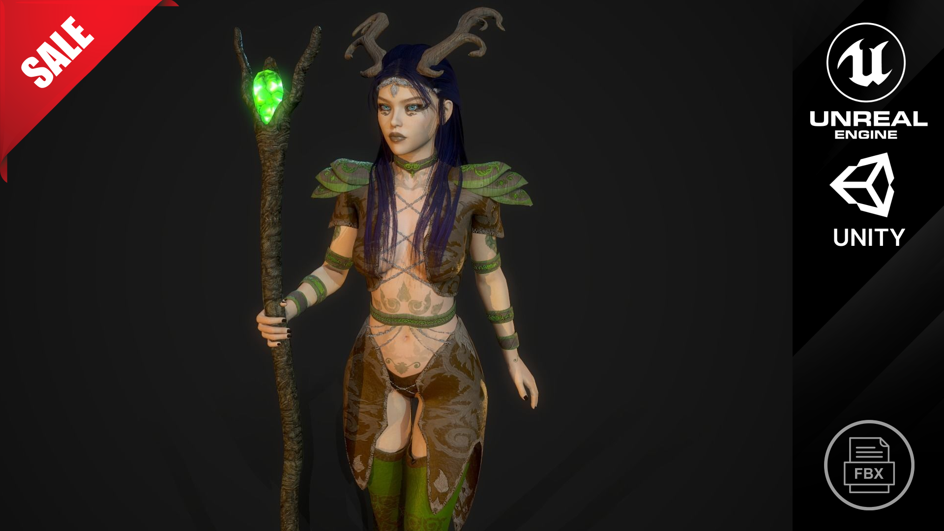 Forest Druid Girl