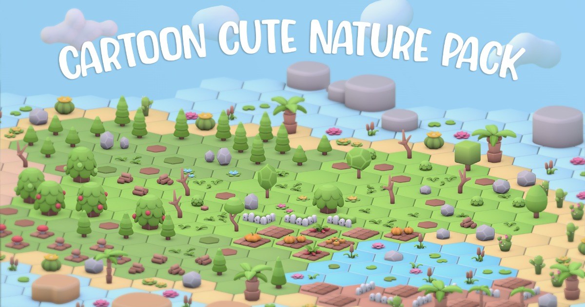 Cartoon Cute Nature Pack