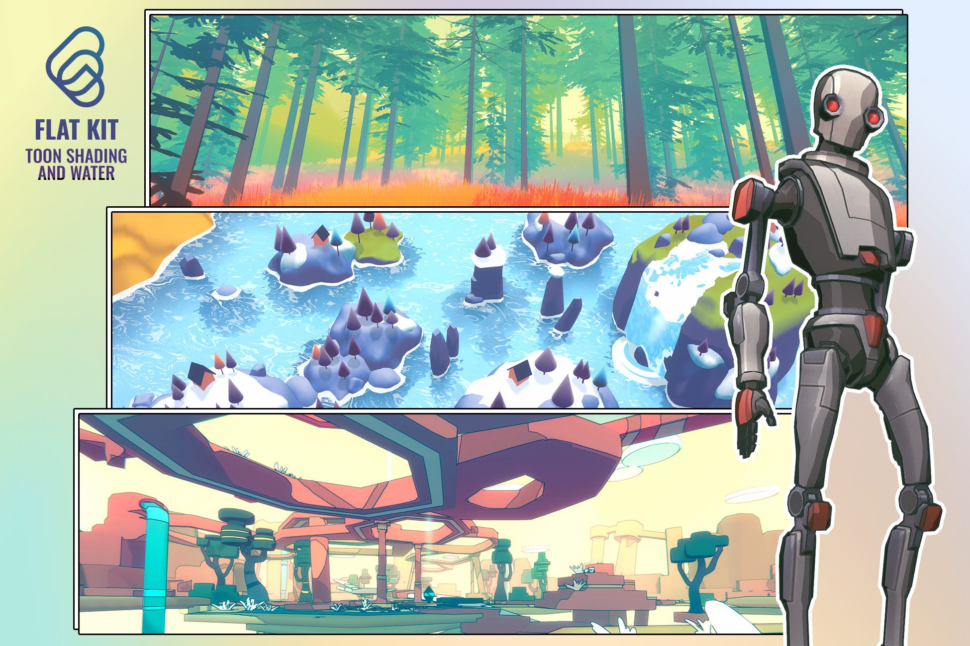 Flat Kit: Toon Shading and Water