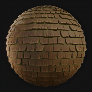Wooden Roof Tiles 03