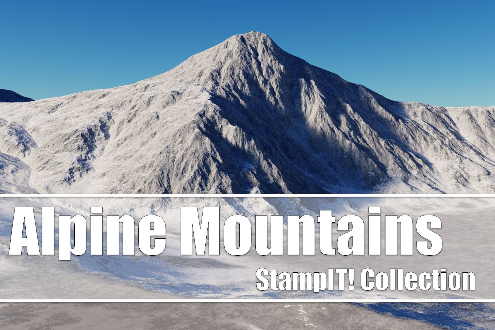 Alpine Mountains - StampIT!