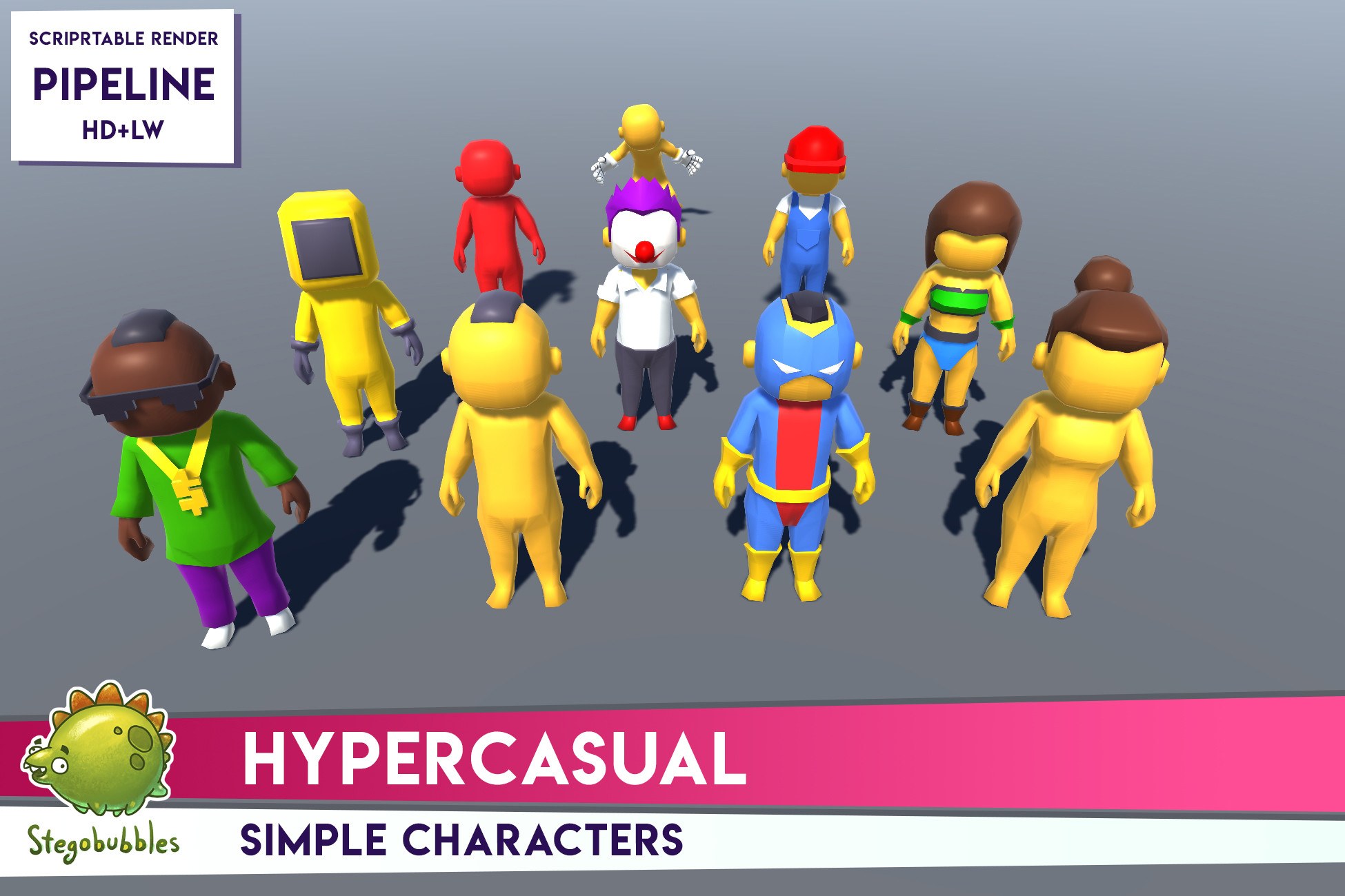 HYPERCASUAL - Simple Characters