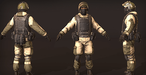 Russian Soldier, Military and Police, Customizable
