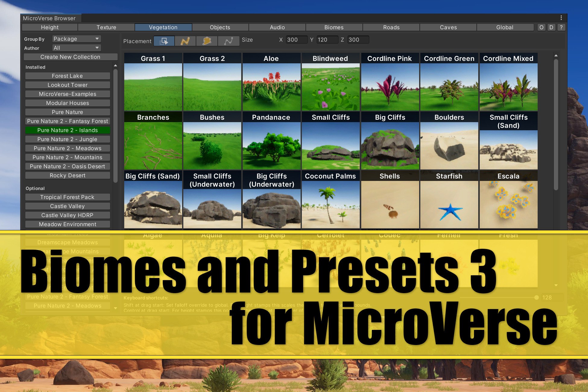 Biomes and Presets 3 for MicroVerse