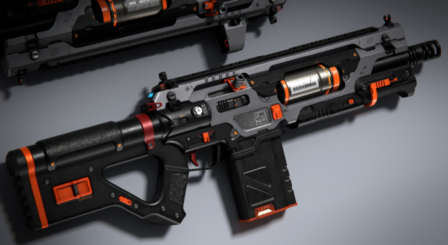 Sci-Fi Assault Rifle in Weapons - UE Marketplace