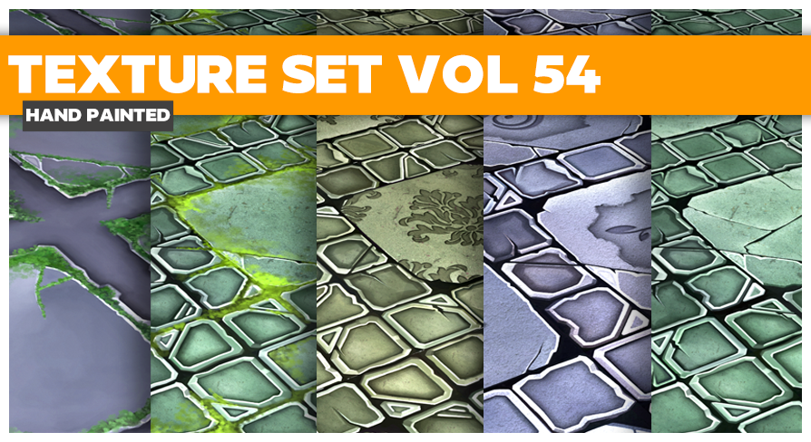 Tiles Vol.54 - Hand Painted Textures