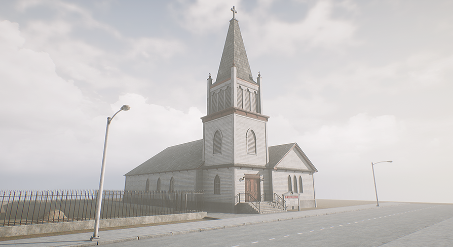 Abandoned Church Building