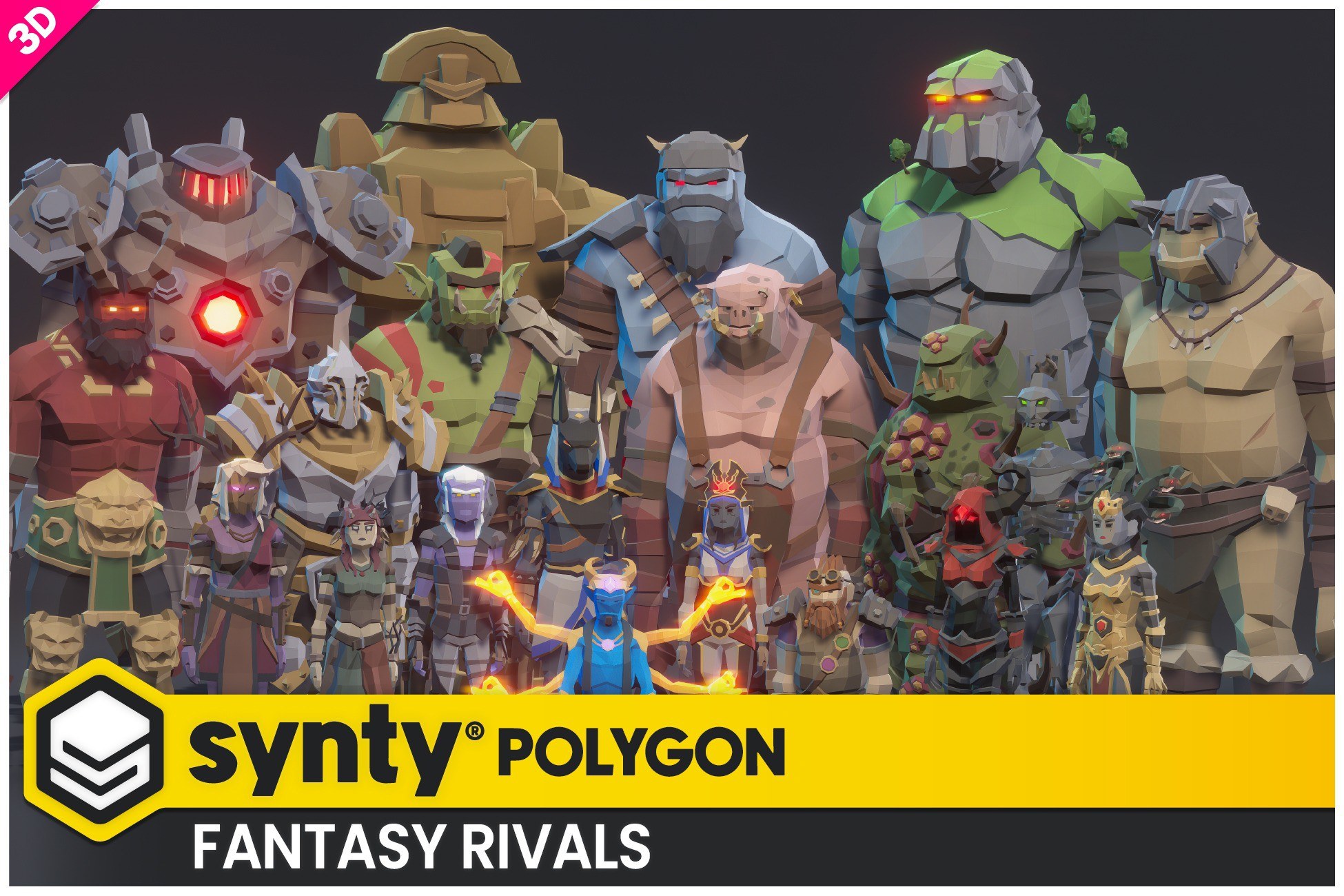 POLYGON - Fantasy Rivals Pack - Art by Synty