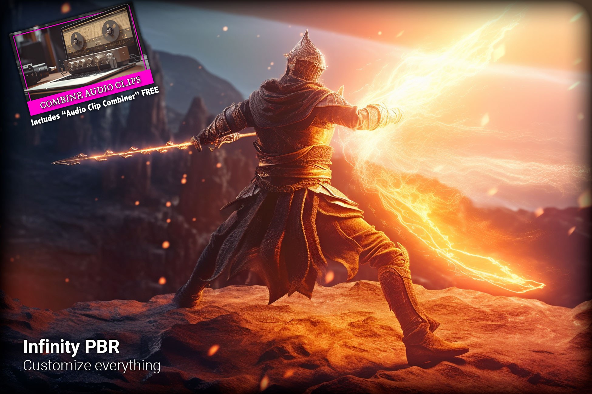 Battle Sound Library - Magic & Melee - Human Made Audio - Fantasy RPG