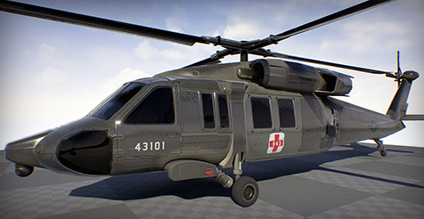 Helicopter UH60M Blackhawk