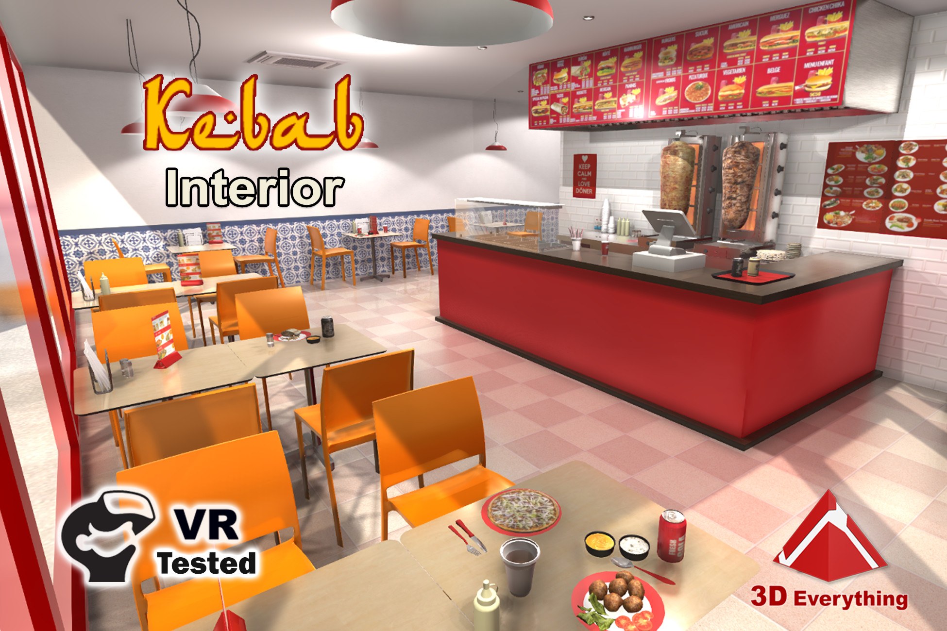 Kebab Restaurant Interior