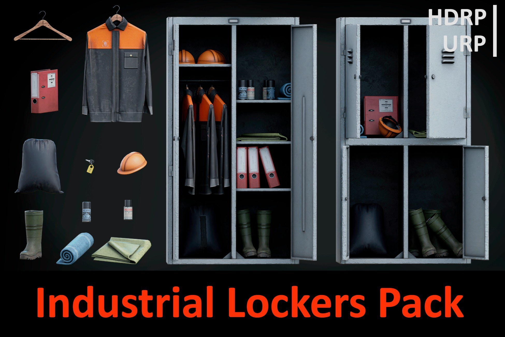 Industrial Lockers Pack