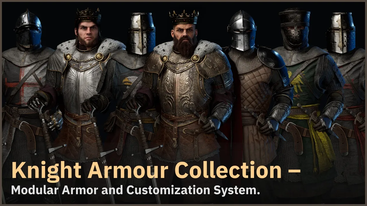 Knight Armor - Metahuman and Customization System