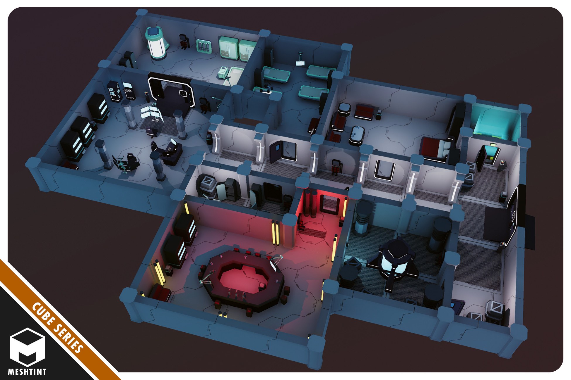 CUBE - Sci Fi Interiors Pack