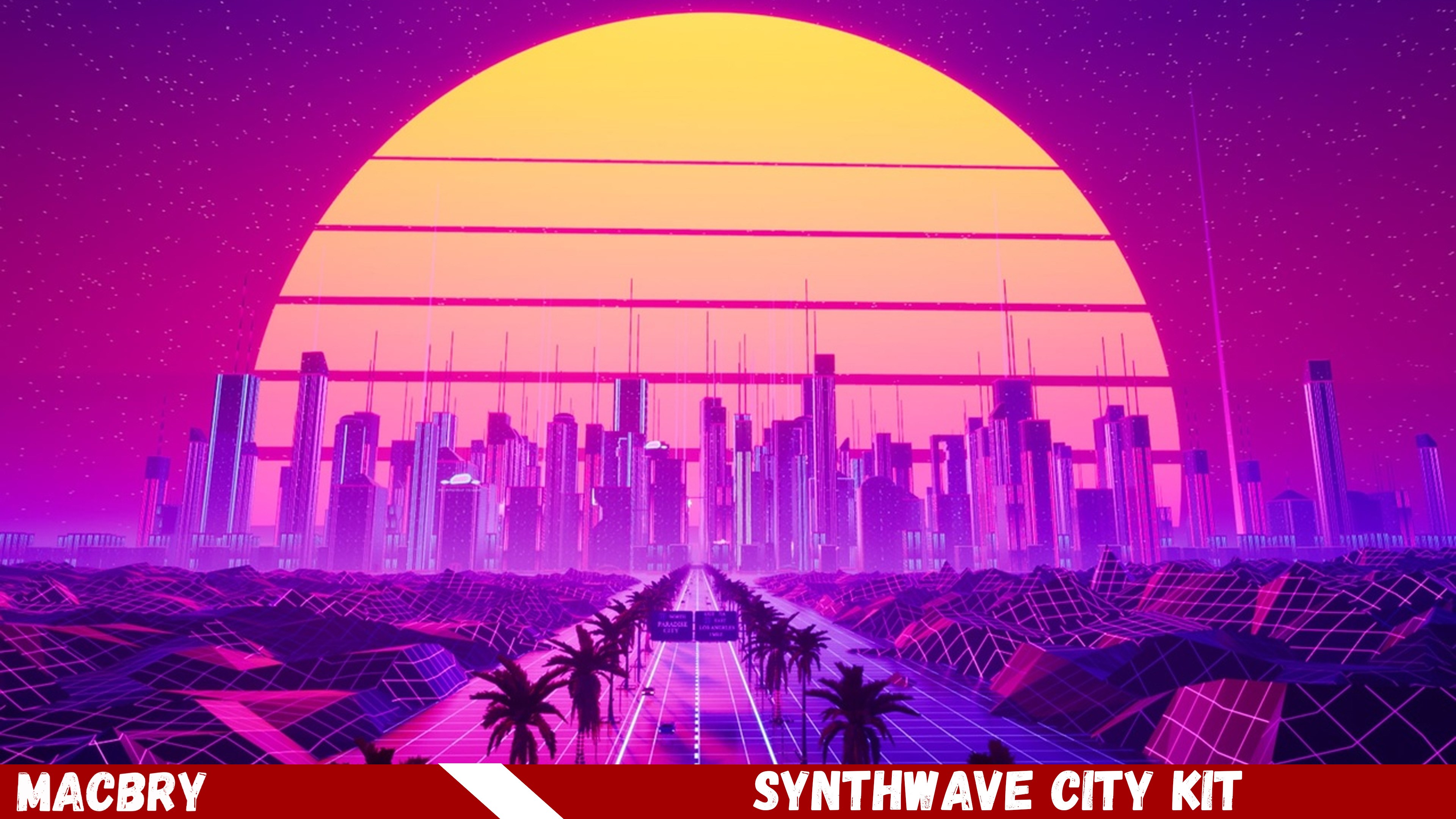 Synthwave City Kit