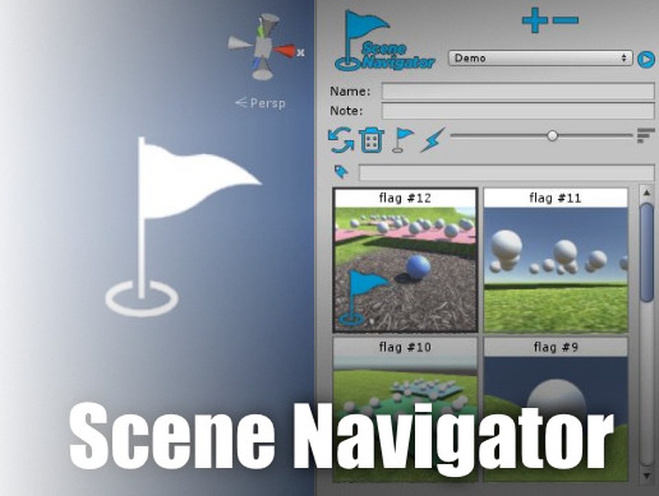 Scene Navigator - flag markers utility