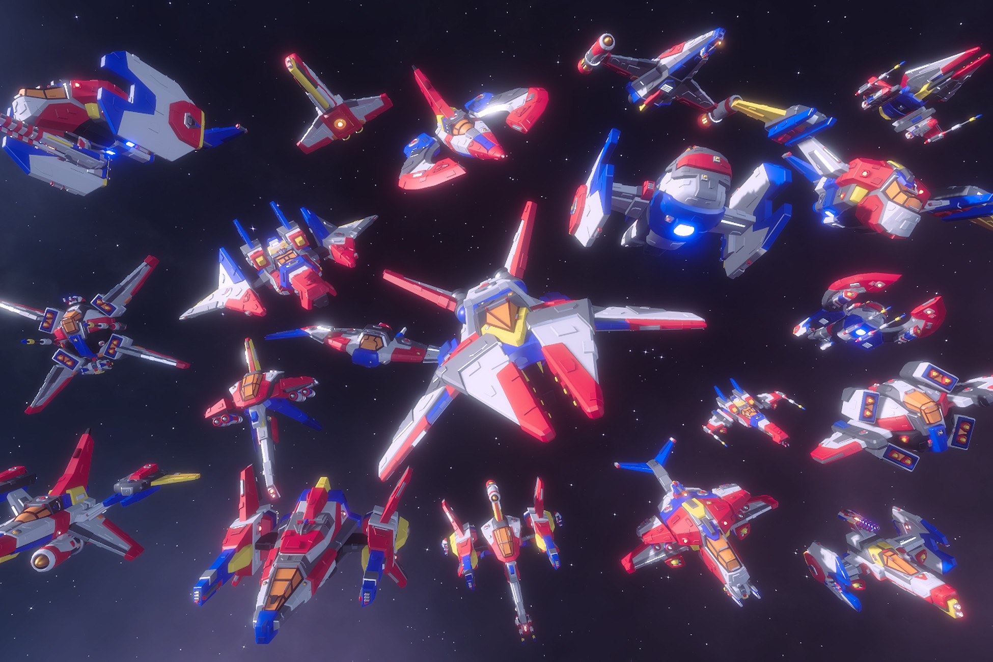 Modular Space Fighter PBR