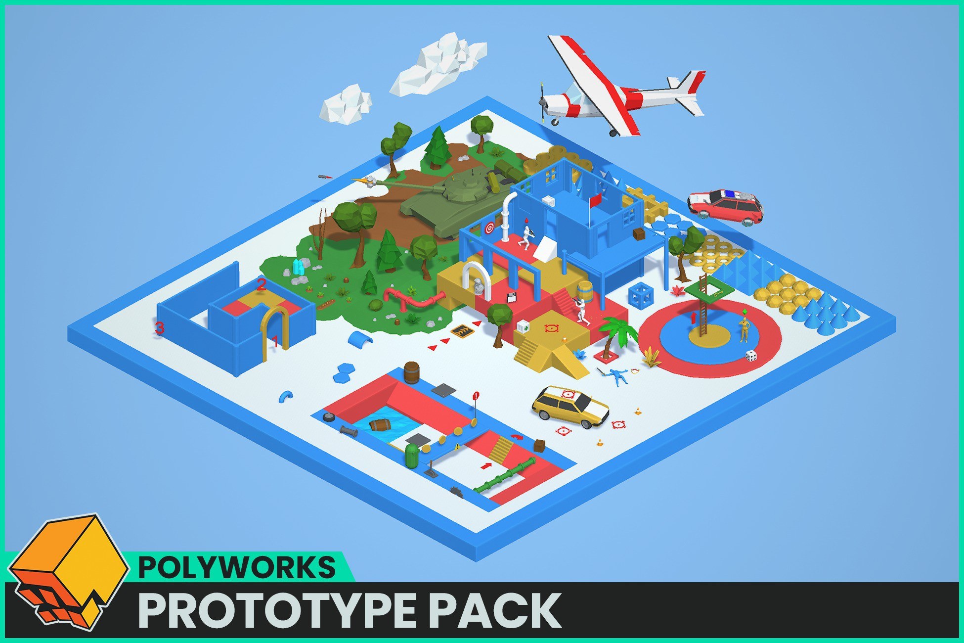 Low Poly Prototype Pack - Polyworks