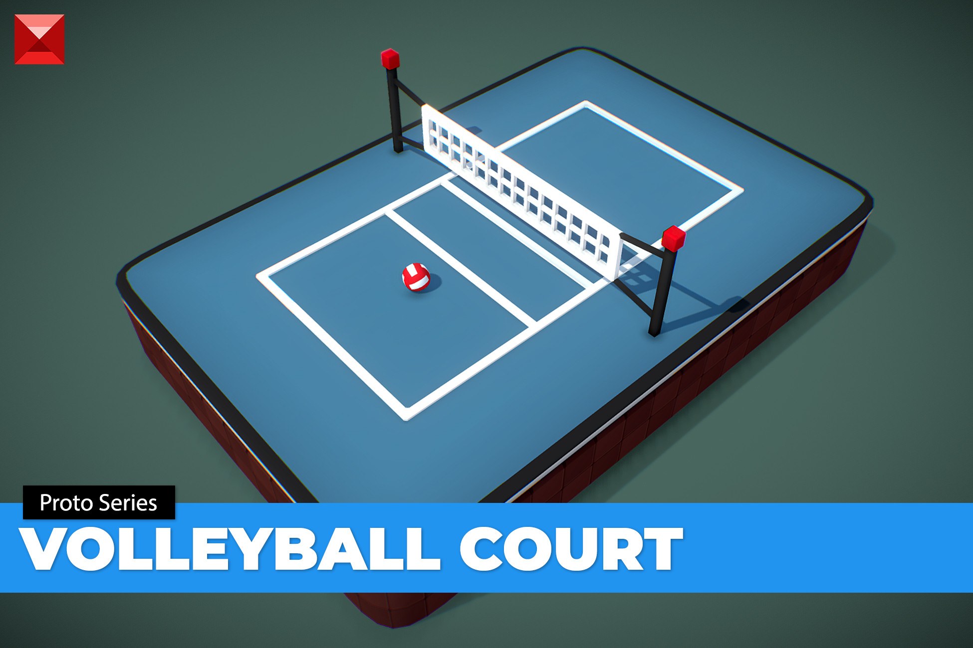 Volleyball Court - Proto Series