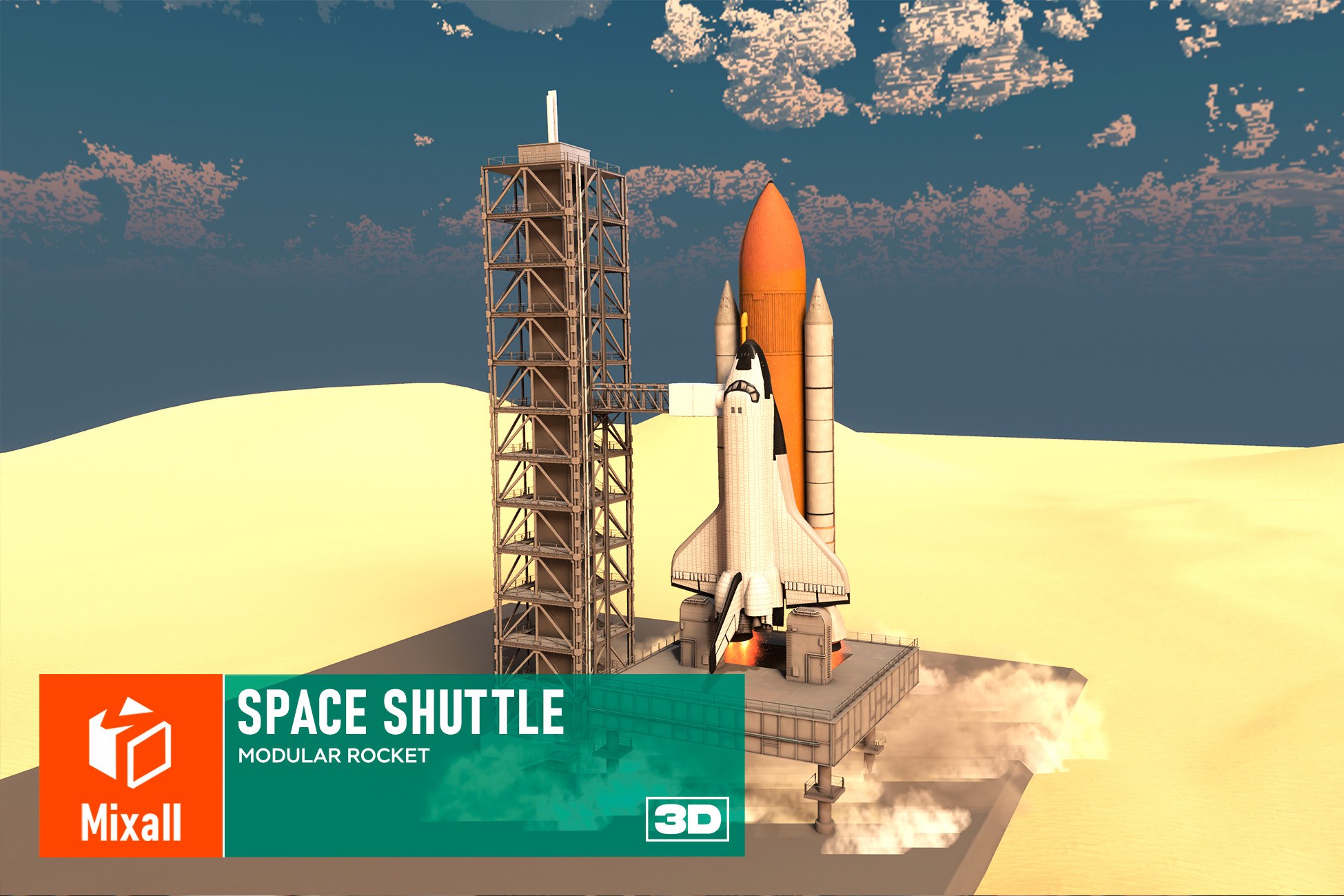 Space shuttle - modular rocket