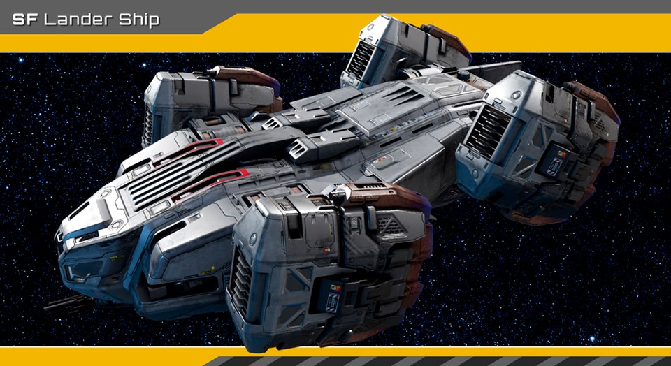 Spaceship Lander VTOL