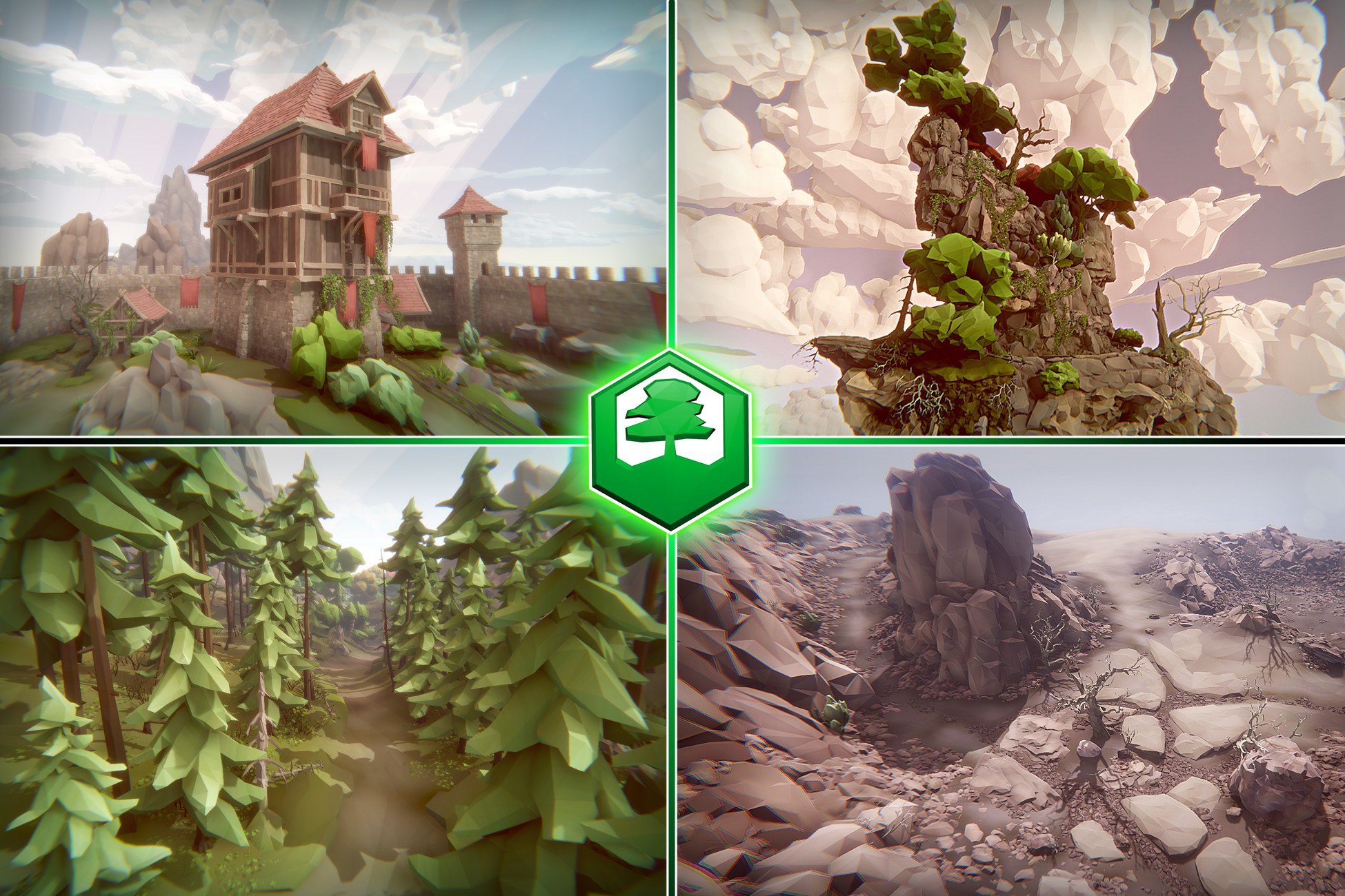 Low-Poly Big Environment Pack