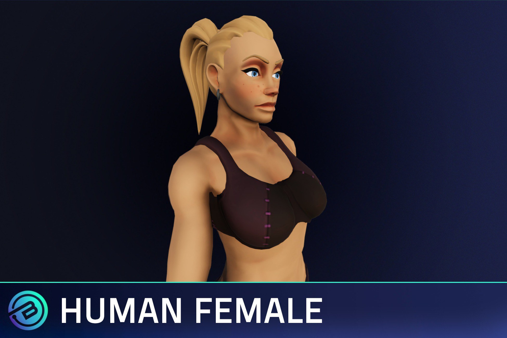 Stylized Female - Human RPG Character