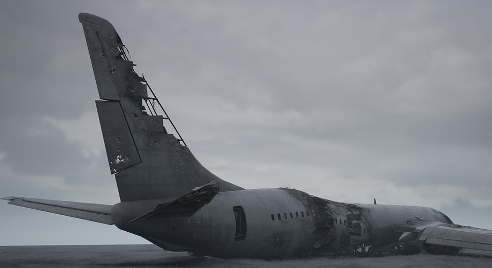 Crashed Airliner