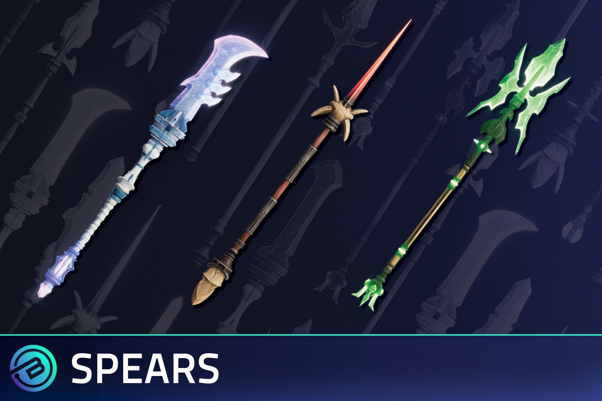 Stylized Spears & Polearms - RPG Weapons