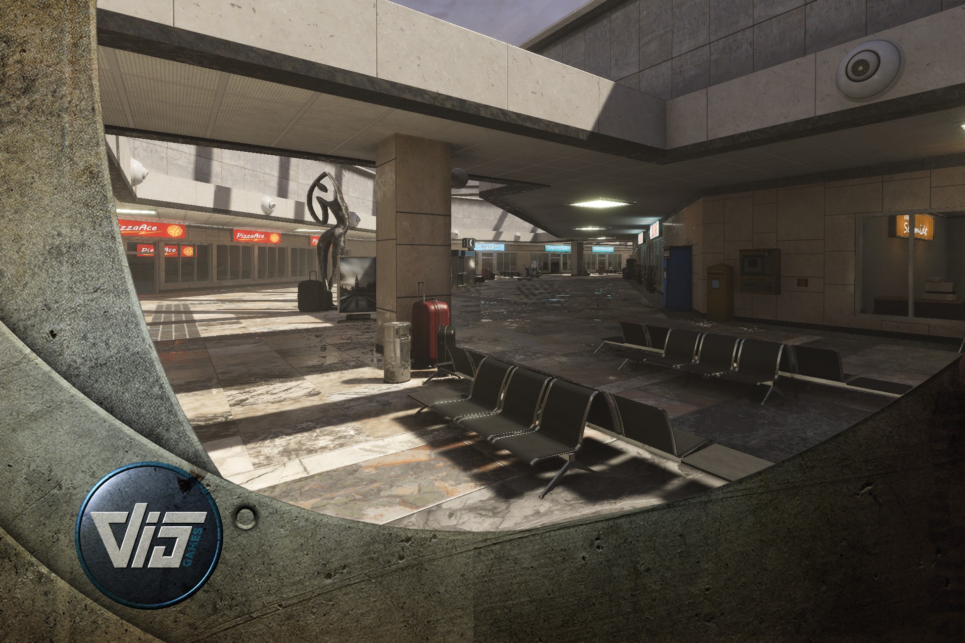 Airport Terminal Scene - High Detail