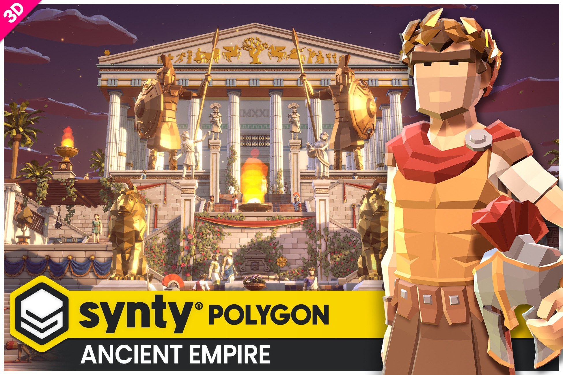 POLYGON - Ancient Empire Pack - Art by Synty