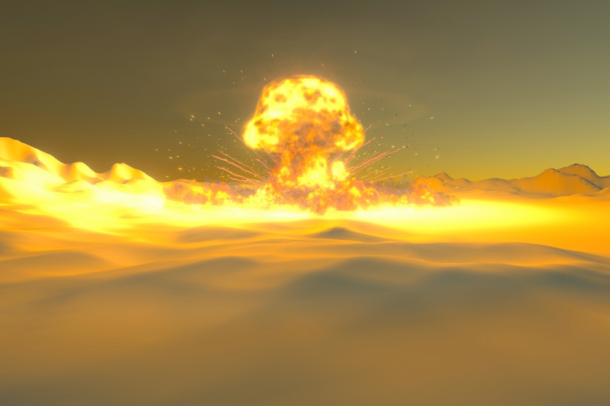 Nuclear explosion - Atomic bomb