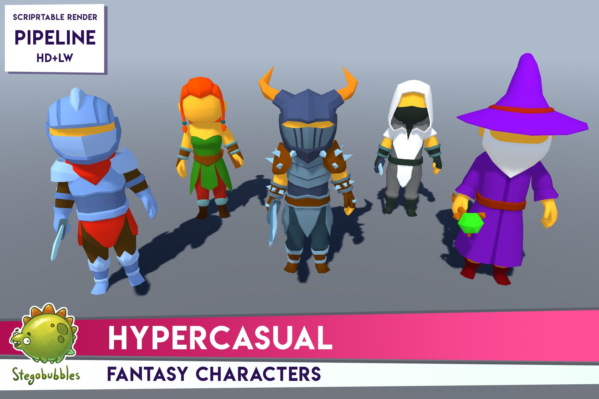 HYPERCASUAL - Fantasy Characters