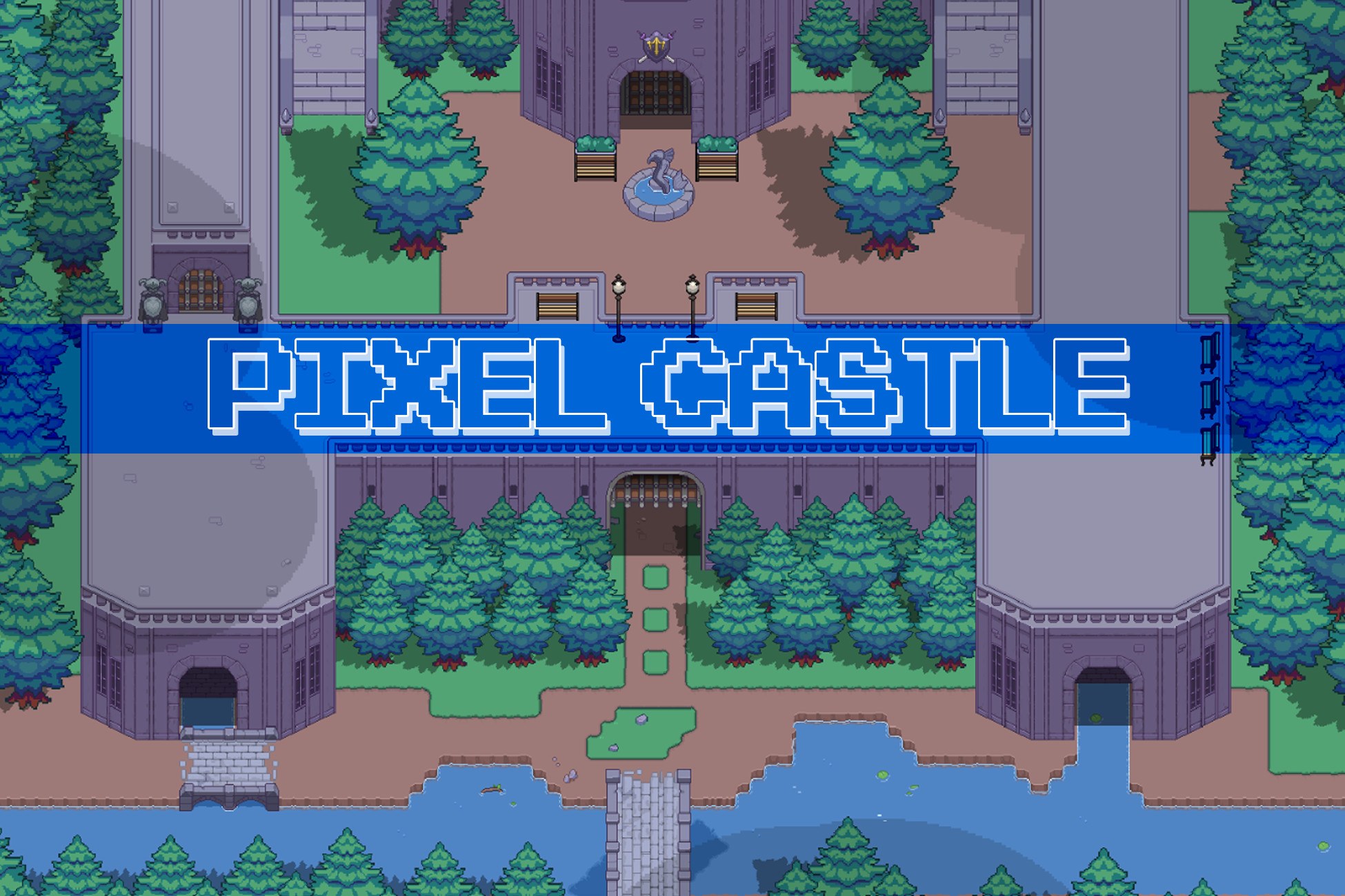 Pixel castle