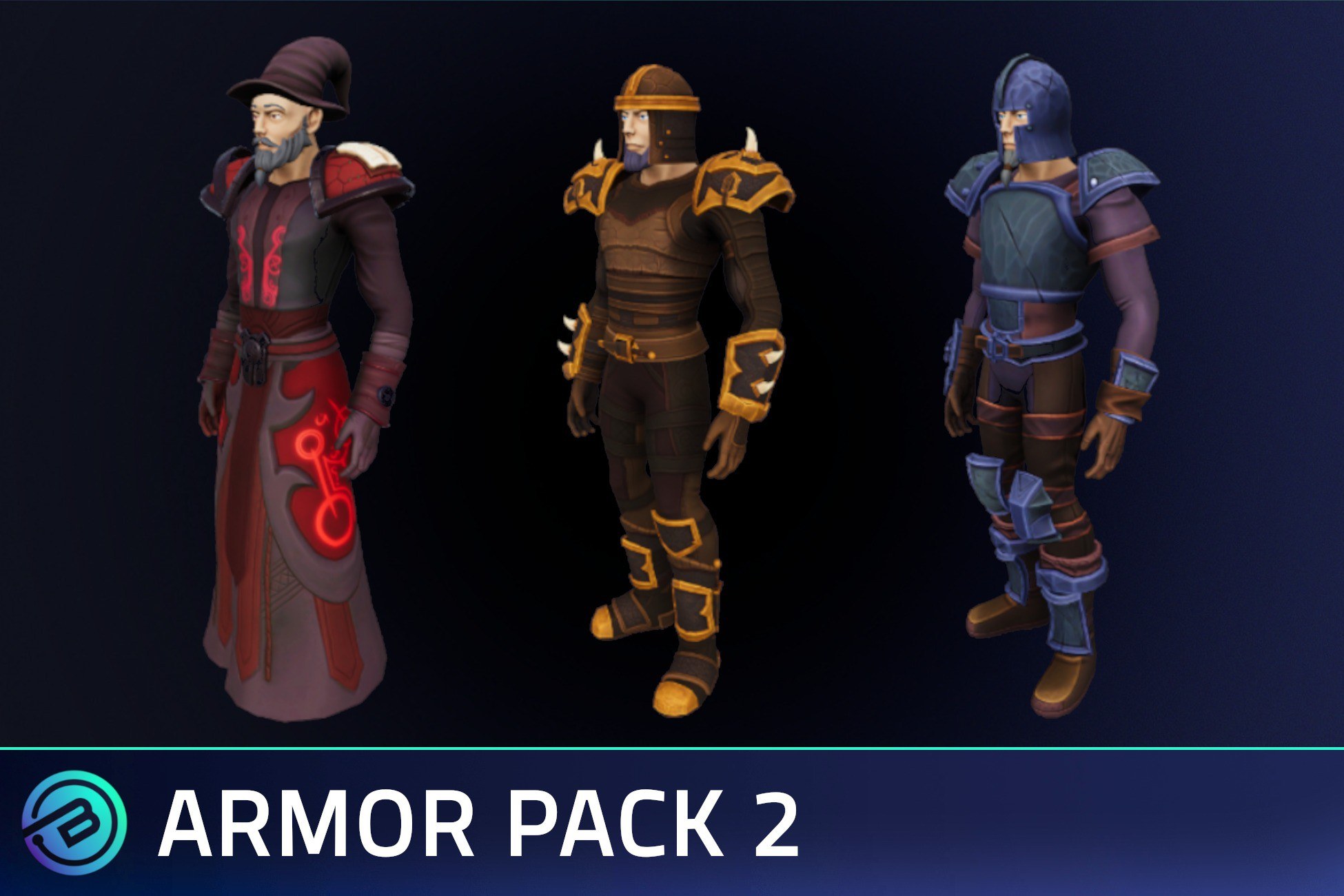 Stylized Armor Sets 2 - RPG Characters