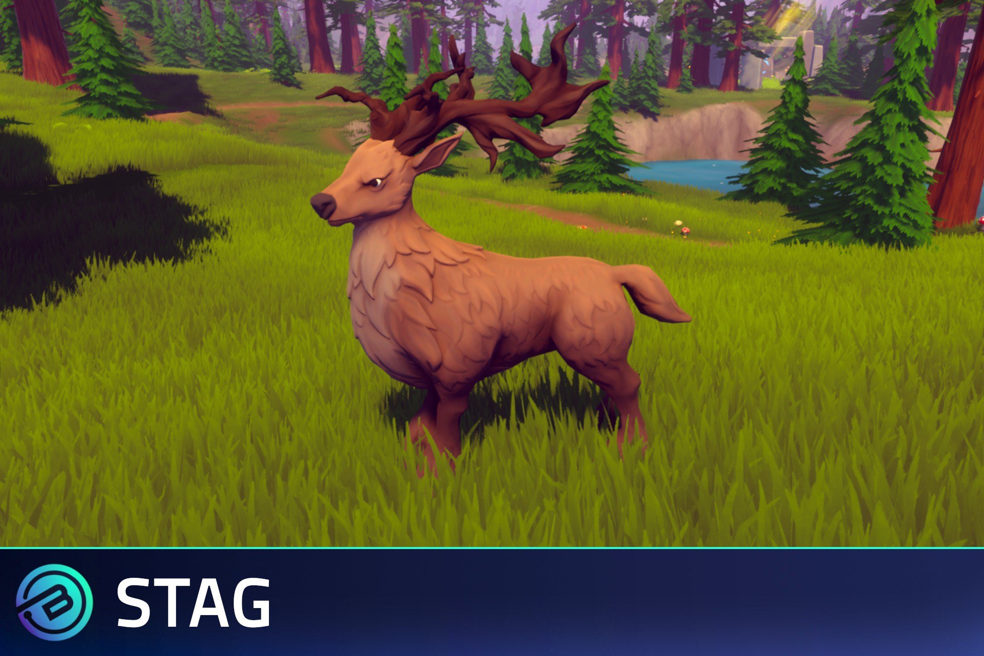 Stylized Stag - RPG Forest Animal
