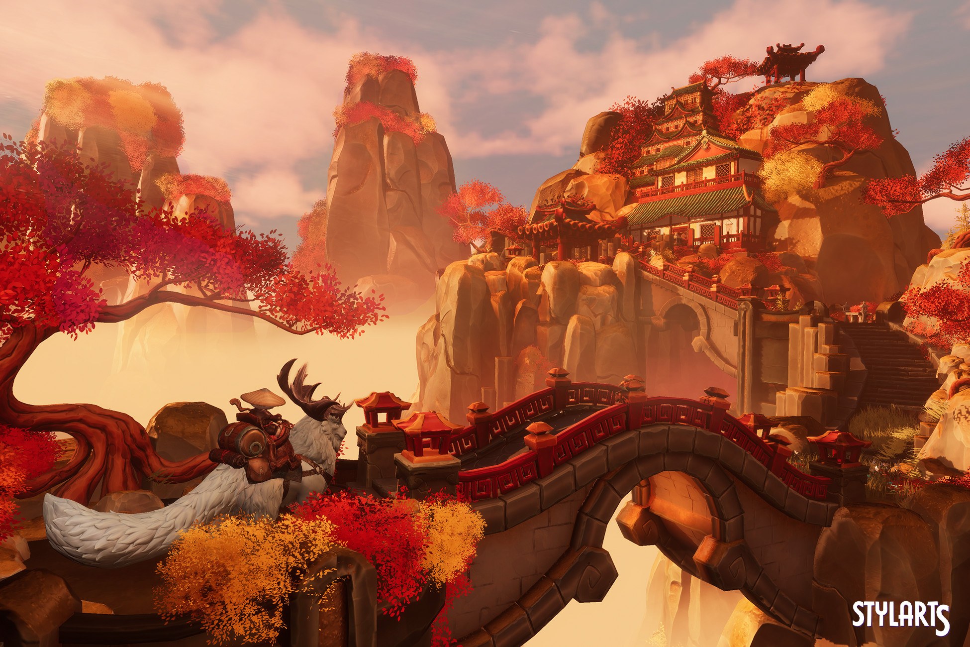 Stylized Chinese Lost Temple