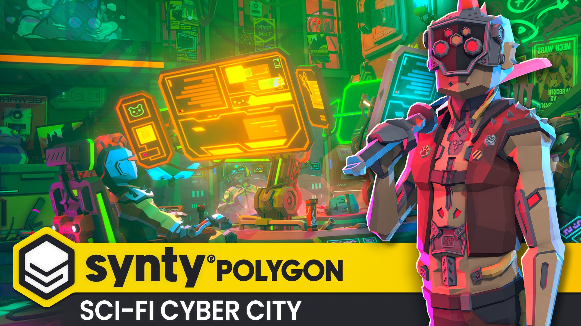 POLYGON - Sci-Fi Cyber City